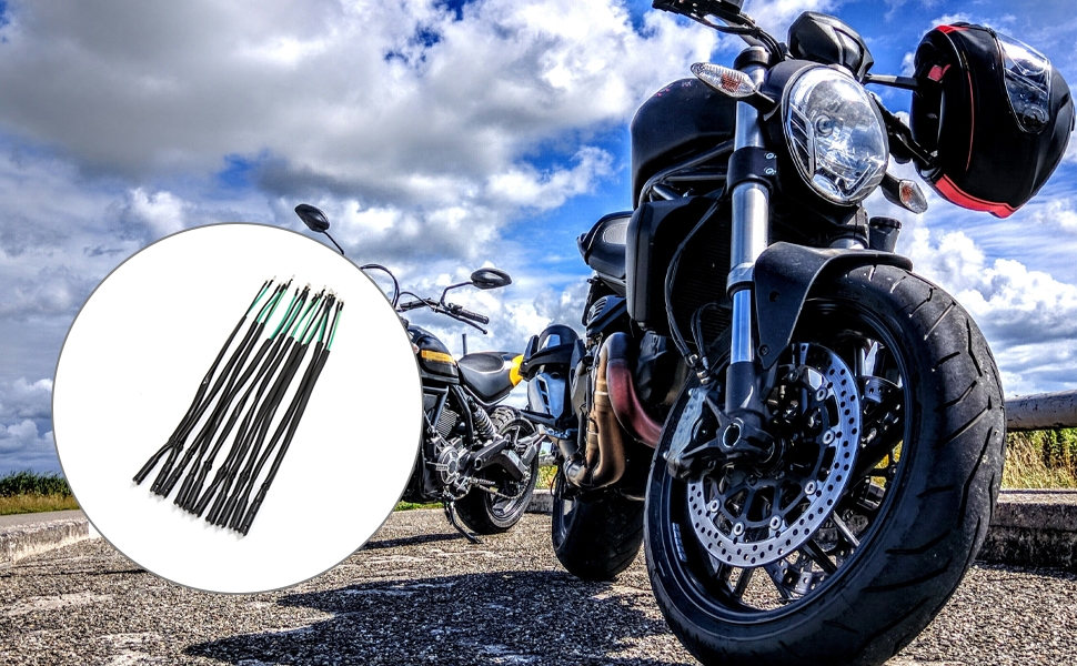 Motorcycle Scooter Rear Brake Stop Light Switch Cables Wires 10 Pcs For