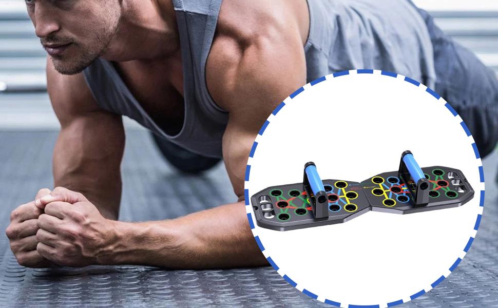 折りたたみ可能な腕立て伏せボード、メンズプッシュアップボード