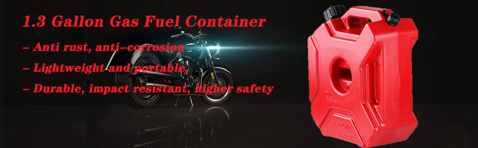 1.3 Gallon Fuel Tank