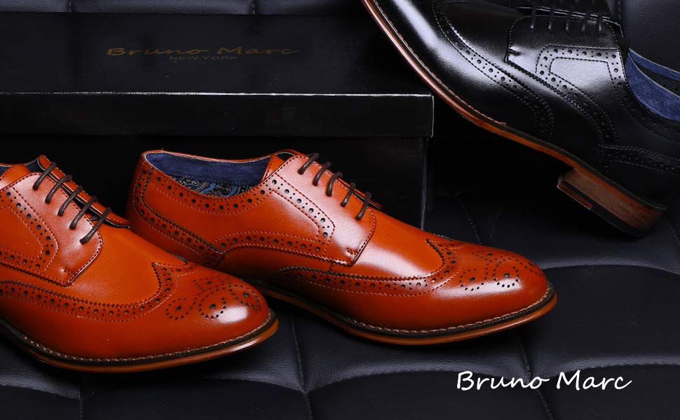 Clásico business cognac tan marrón diario derby traje de hombre vestido de noche