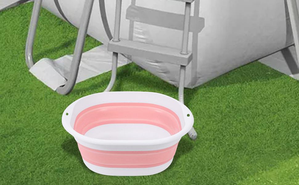 Pool foot bath basin, foot bath for swimming pool entry