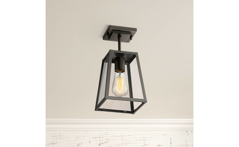 John Timberland Arrington Modern Industrial Semi Flush