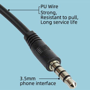 Retevis Adjustable Throat Mic Earpiece for Cell Phones, Earpiece with Mic 1 Pin 3.5mm, Covert Acoustic Tube Earpiece with PTT Back Clip(1 Pack) 15 Walkie Talkies Earpiece with Durable Cable