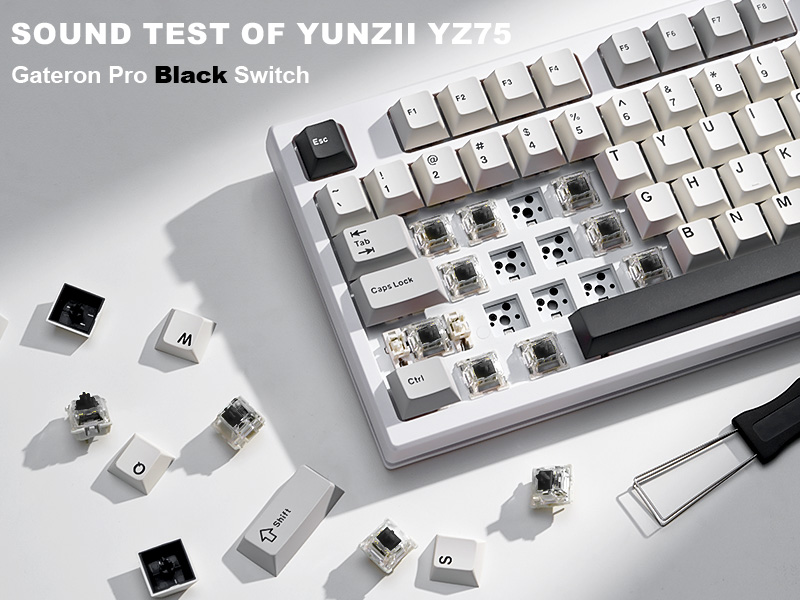 yu様 Amazon | YUNZII YZ75 75% ホットスワップ対応ワイヤレス