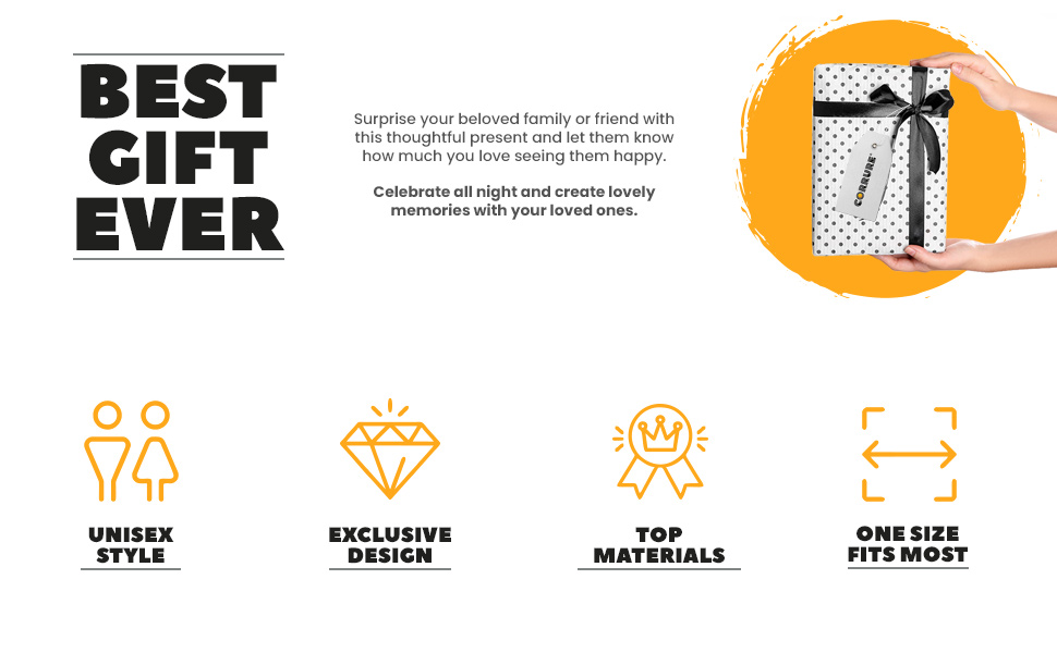 CORRURE Birthday sash for women, men, kids