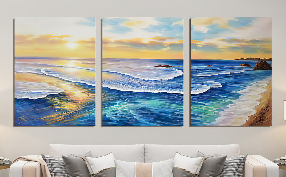 激安本物 バリ 波の絵 marciliomesquita.com.br