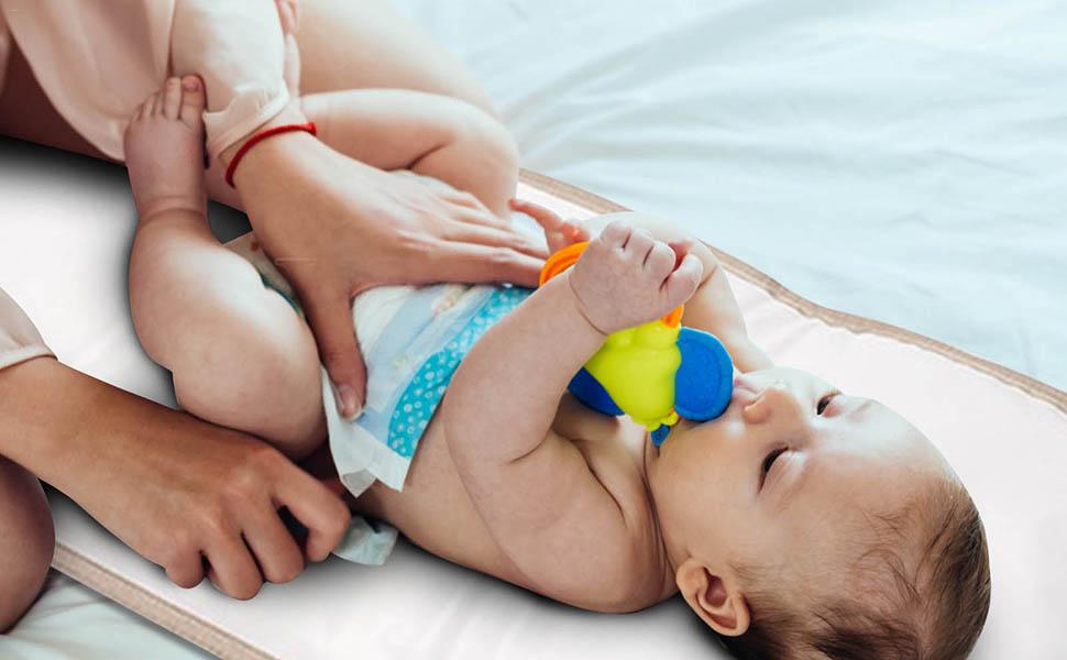 Portable Changing Pad - Waterproof Comfortable Portable Diaper Pad Changing Mat - Kids Accessories