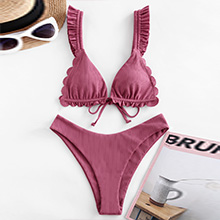 Ribbed Bikini Swimsuit