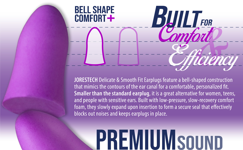 JORESTECH purple earplugs