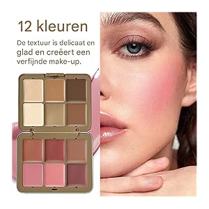 Cream Concealer Blush Palette, make -up concealer palet