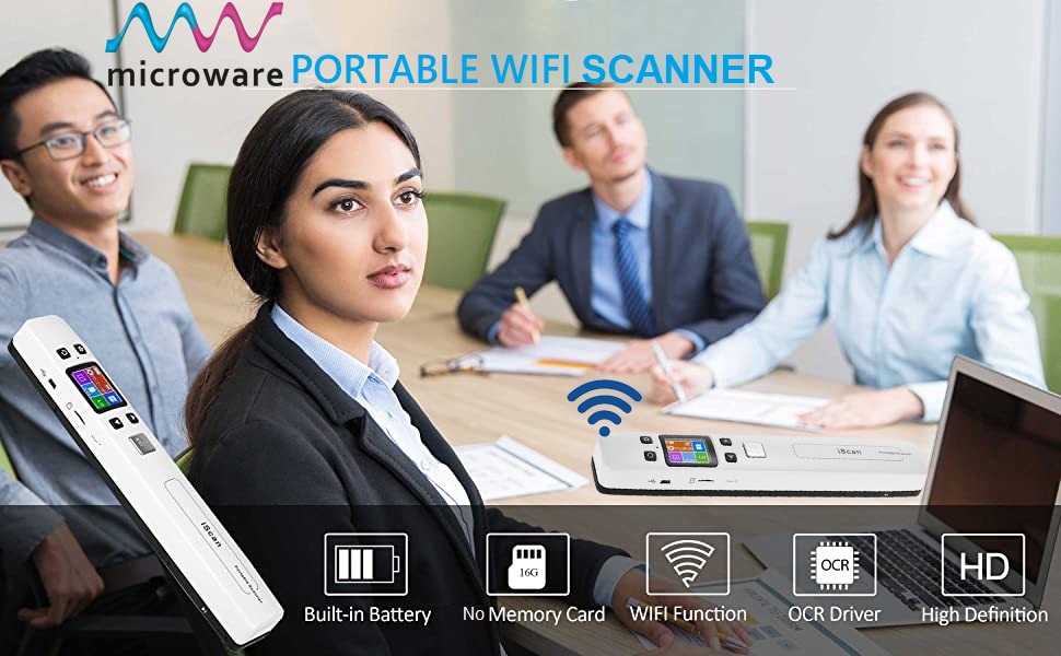 wifi portable iscan scanner