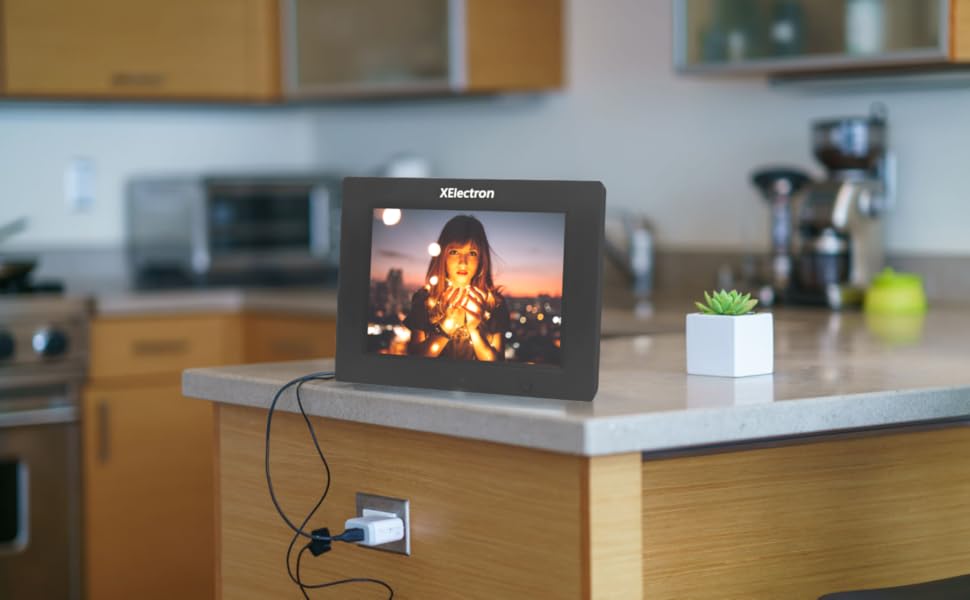 Buy XElectron 10 inch IPS LED Digital Photo Frame/Video Frame with