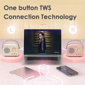 Amazon.com: Retro Bluetooth Speaker, Mini Portable Bluetooth