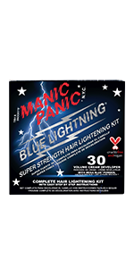 New Blue Lightning Hair Bleaching Kit- 30 Volume w/ Mega Blue Powder