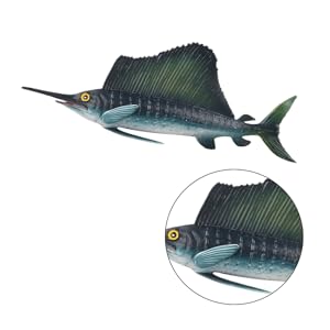 バショウカジキ　置物　フィギュア Amazon.co.jp: FLORMOON バショウカジキ 置物 現実的 動物の姿