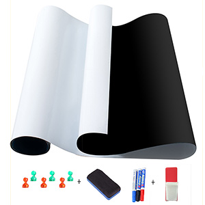 Amazon Tenfa ホワイトボード シート 強力マグネット対応 30 45 100cm 壁に貼る 書きやすくて消しやすい A3 自由に裁断 リモートワーク 在宅勤務 オフィス 会議室 学校 こどもよう対応 45 100cm ホワイトボード 文房具 オフィス用品