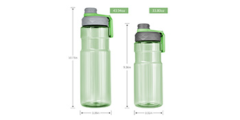 Sports Water Bottle BPA-Free, Premium Screw Top Lid and Leakproof Reusable & Durable Sport Big Jug