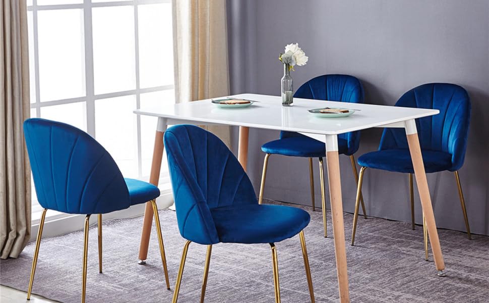 mid-century modern dining chairs set