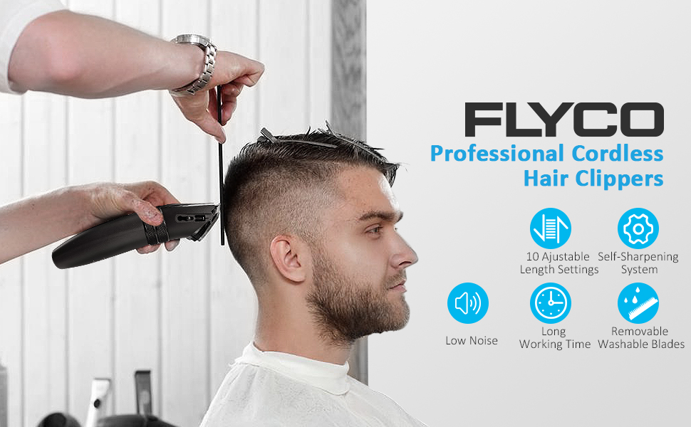 Amazon Com Hair Clippers For Men Flyco Electric Hair Cutting Kit