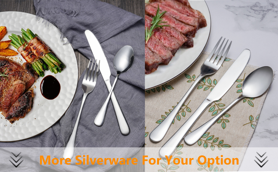 Shiny stainless steel forks with a sleek edge.