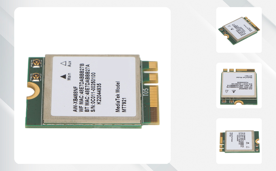 Amazon.com: MT7921 NGFF M.2 Band Network Card 1800Mbps High Speed
