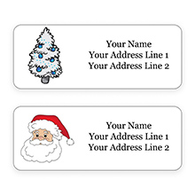 Holiday Winter Personalized Return Address Labels for The Christmas Season  - Christmas Card Address Labels - 1.25