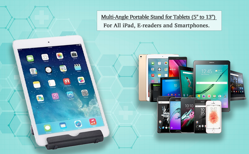 MultiAngle Portable Stand for Mobile, Tab (Screen Size 5" to 13