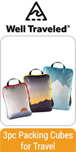 well traveled packing cubes