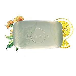 lemon soap, calendula soap