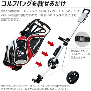 LINKSMAN GOLF 折りたたみ式手押しカート LINKSMAN GOLF 折りたたみ式手押しカート