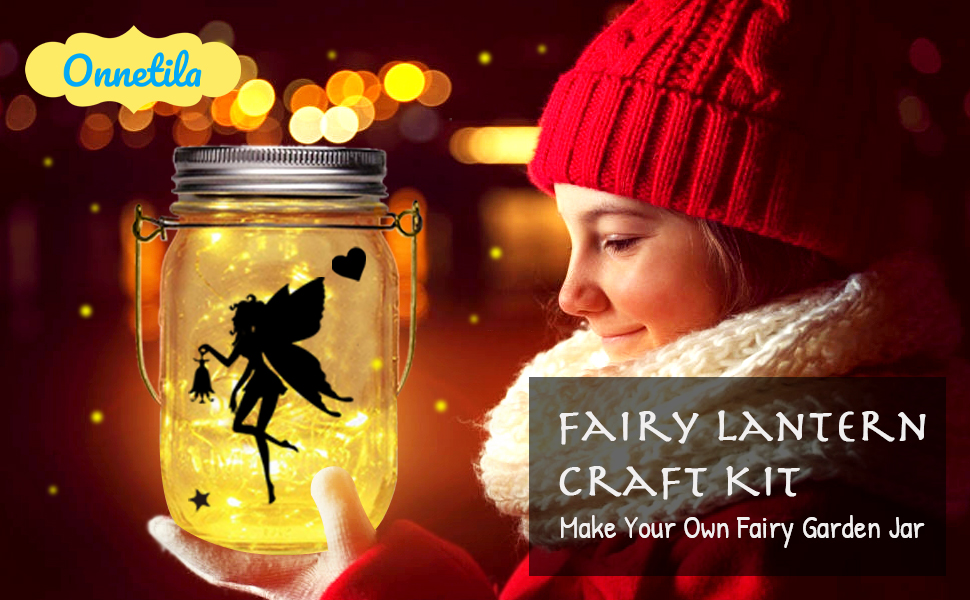 fairy lantern fairy nightlight lantern craft kit diy lantern for kids diy fairy lantern kit