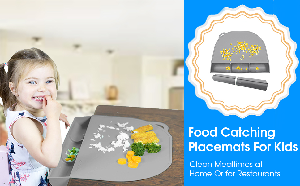 Food catching placemat