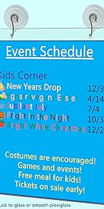 Marketing Holders 8.5"w x 11"h Sign Holder Window Mount 