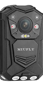 miufly body camera 128GB