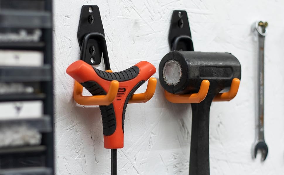 Heavy Duty Garage Wall Hooks Pack of 10 Storage Hooks for Garage