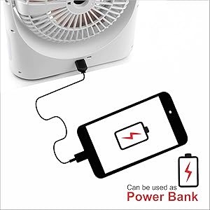 EMERGENCY usb fan home rechargeable portable office desk battery light far office speed light fan wi