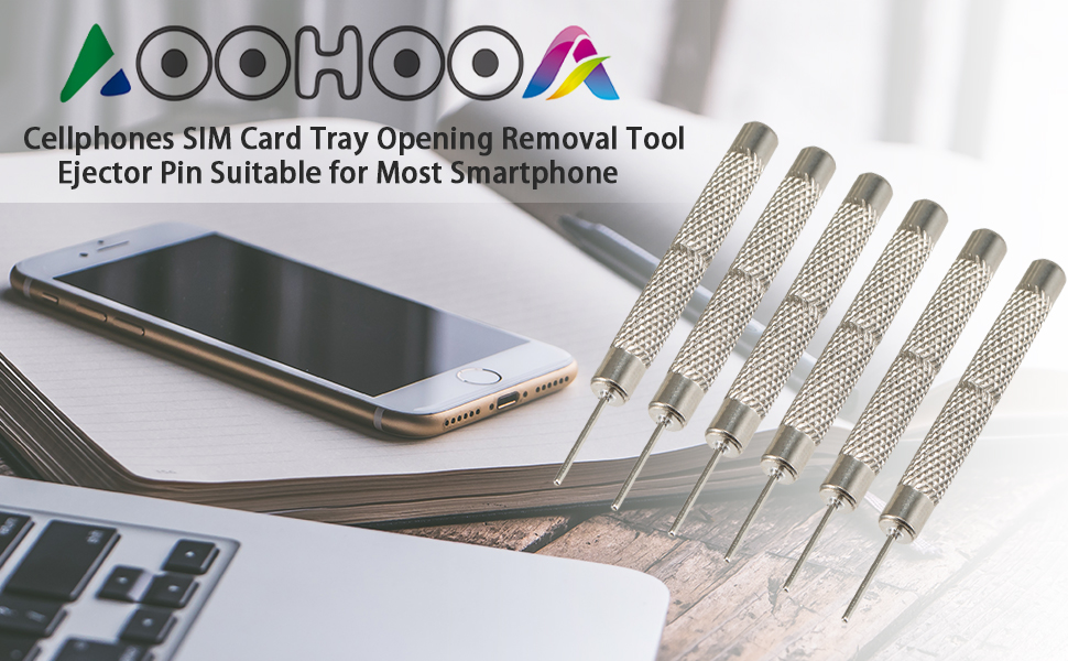 AOOHOOA Cellphones SIM Card Tray Opening Removal Tool Ejector Pin