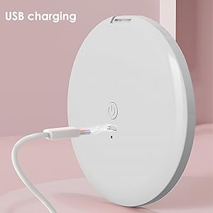 Bolsillo LED redondo Espejo