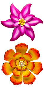 metal flower