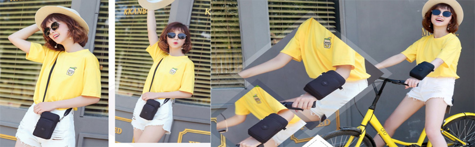 WITERY Crossbody Phone Bag Card Wallet Purse Handbags Shoulder Bag Sport Waterproof Multifunctional Phone Pouch Bag for Women Girls 18 1