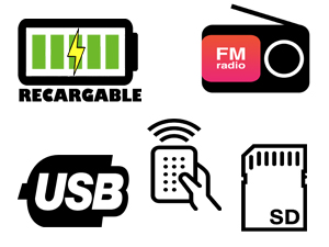 Enceinte Bluetooth Karaoké