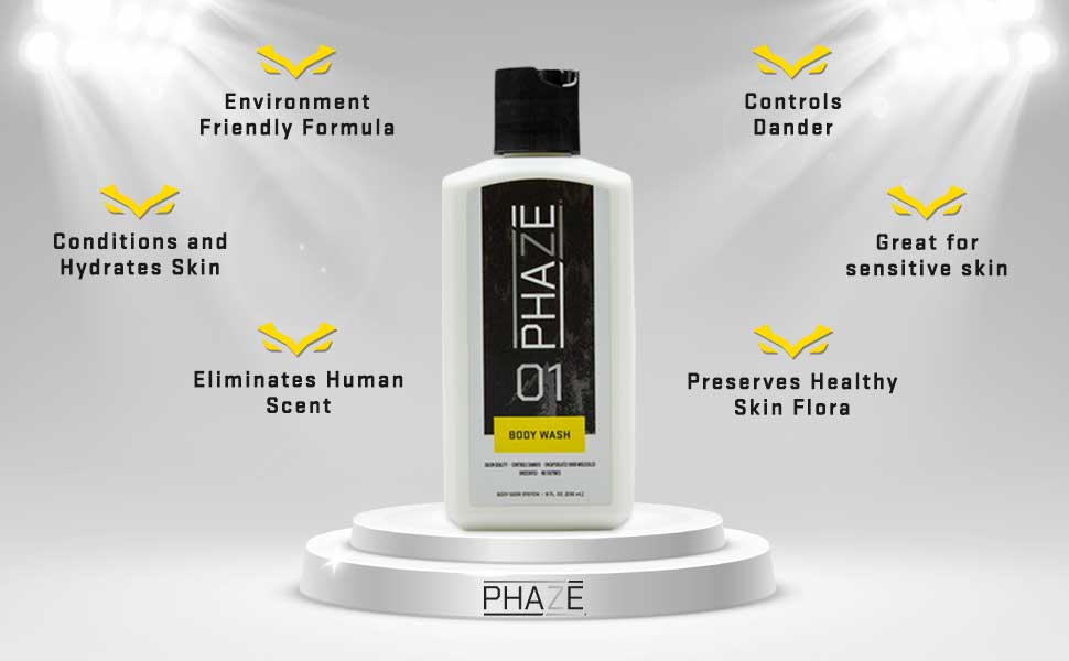 PhaZe 1 Body Wash 1 Deer Hunter's Scent Elimination