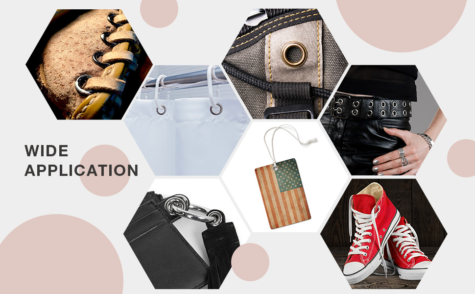 Grommet Tool Kit, Grommet Setting Tool and 100 Sets Grommets Eyelets