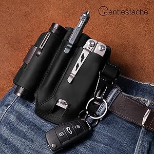 レザー ツールホルダー C Amazon.co.jp: GENTLESTACHE マルチツール シース ベルト着用 多