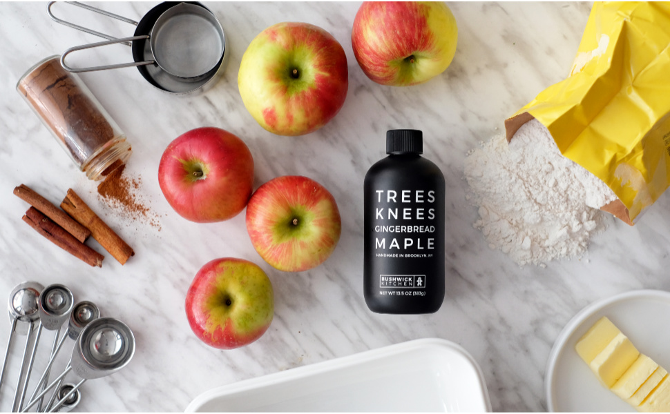 Bushwick Kitchen Trees Knees Gingerbread Maple, Organic Maple Syrup Infused with
