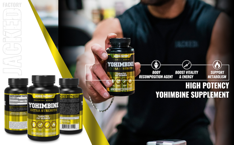 Yohimbine Extra Strength Supplement 2.5mg, 270 Capsules Premium
