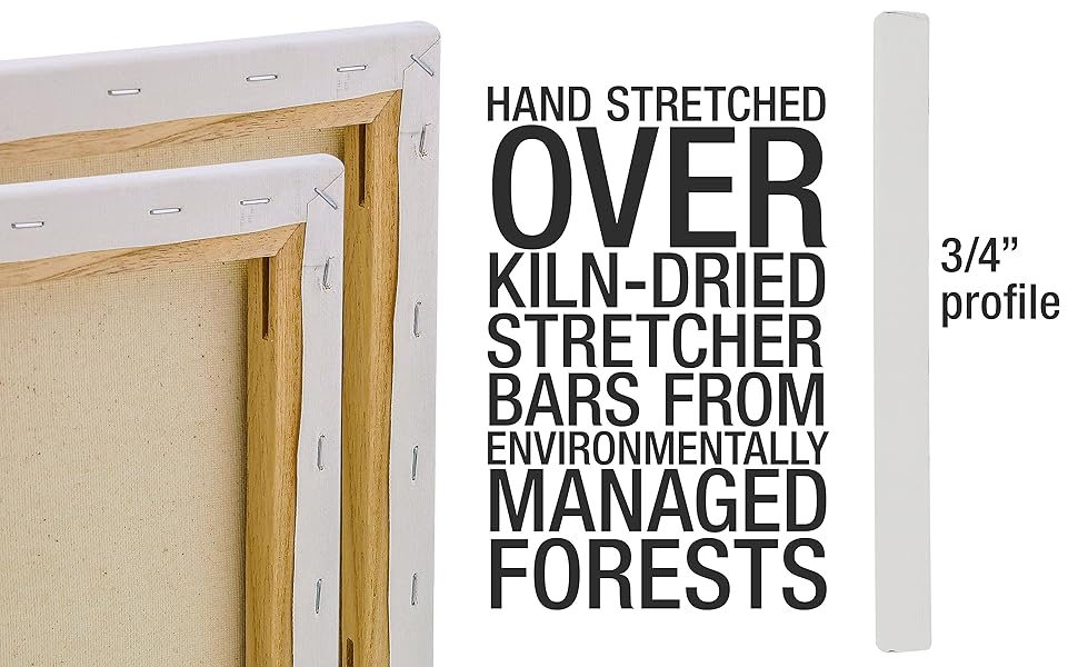 U.S. Art Supply Stretched Canvas Multipack