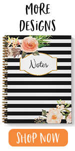 softcover, spiral notebook, 8.5" x 11", notes