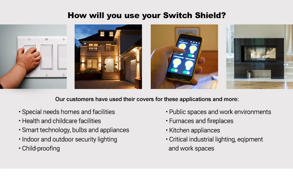 Clear Light Switch Guards, 25 Pack Rocker Style Child Safety Cover Light Switch