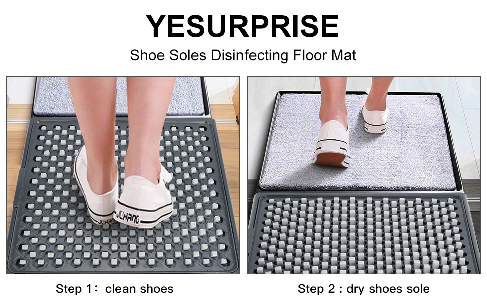 Shoe Disinfecting Mats for Entrance, Sanitizing Mat for